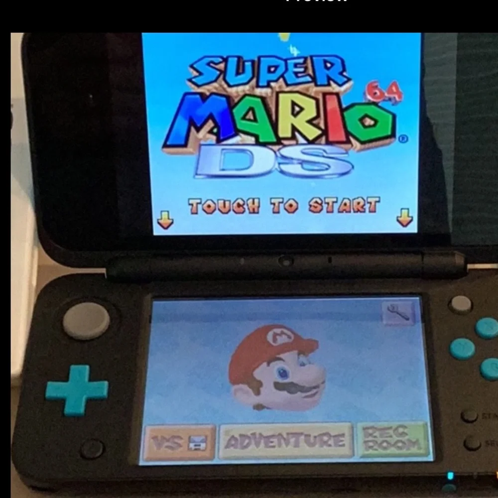 New Nintendo 2DS XL Console Nintendo Factory Refurbished & Charger Turquoise